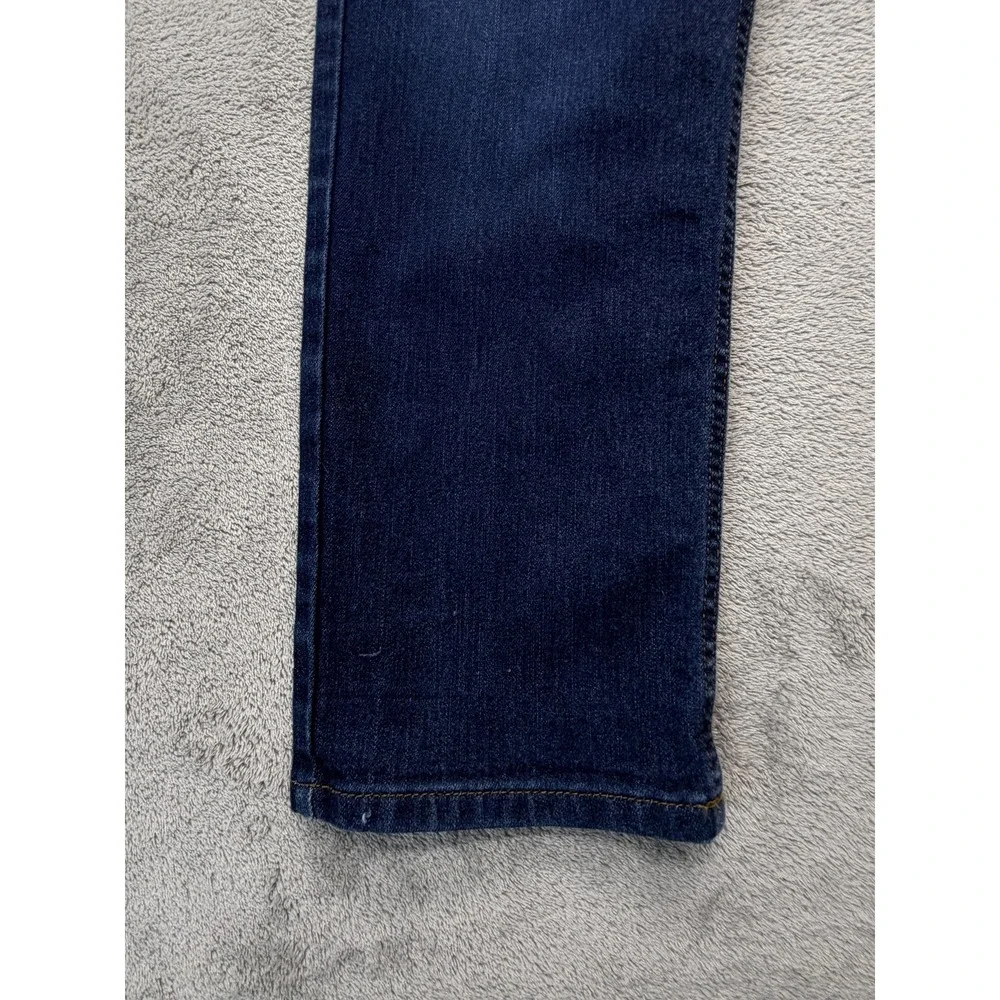 Carhartt Force Straight Jeans Mens Measured‎ 33x27 Blue Stretch Tapered Leg